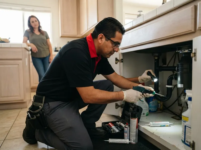 Cockroach Clean-Out and Drain Defense in Phoenix, AZ